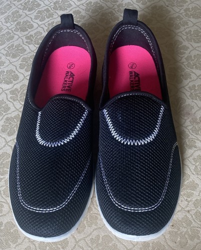 Women black slip shoes - women's, slip-on