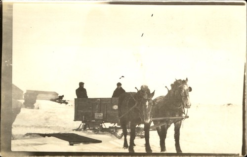 Rppc horse drawn - rppc,