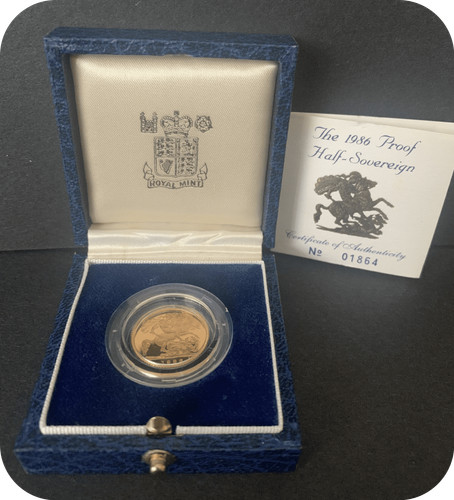 1986 proof half - 1986,