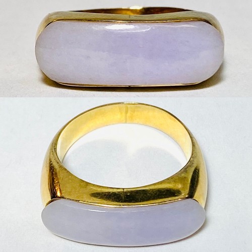 18k yellow gold lavender - 18k, jade
