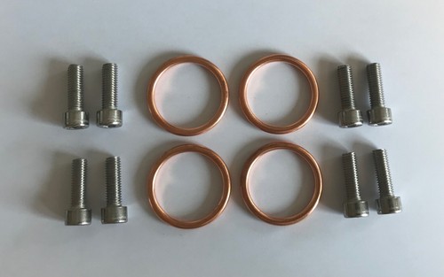 Copper exhaust gaskets - copper, header
