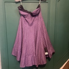 LUELLA Check Puffball Corset