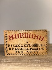 Mordomo Ceylon Tea - Vintage