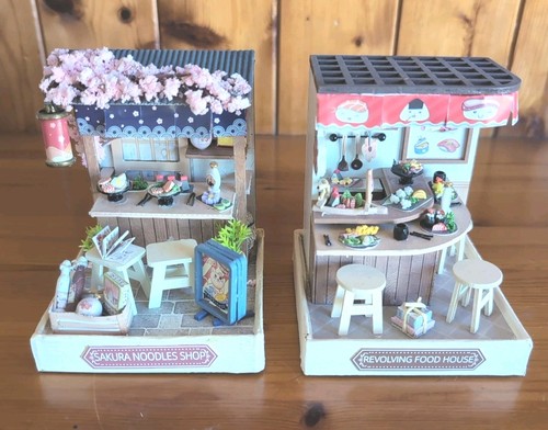 Oriental dolls house diorama - house,
