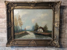 Antique 19thC Dutch School Oil