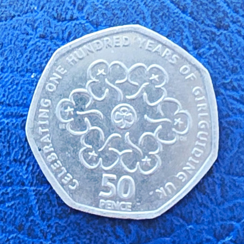 2010 50p girlguiding 100 - uk,