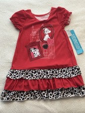 Disney Store 101 Dalmations Nightgown Pajamas Size 4 NWT