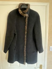 HUCKE BLACK with FAUX FUR TRIM