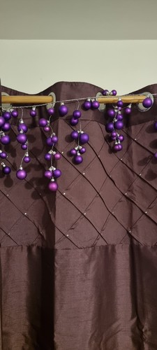 Bauble garland dark matt - bauble,