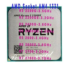 AMD Ryzen 3 2200G 2200GE 5 2400G 2400GE 2600 2600X 7 2700 2700X Socket AM4 CPU