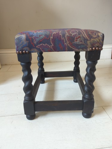 Barley twist legs - twist, footstool