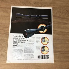 GUNS99 MAGAZINE ADVERT 12X9 BURRIS SIGNATURE SERIES SCOPES
