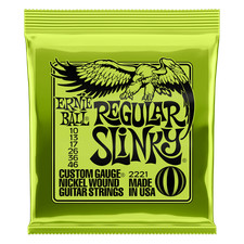 Ernie Ball Regular Slinky Nickel-Wound Electric Guitar Strings (10-46 Gauge)