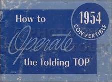 Original 1954 Convertible Top