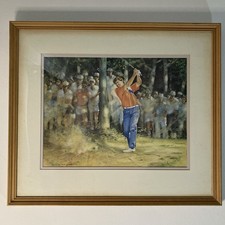 Craig Campbell Golf Print 1990 – Limited Edition Framed Artwork 53x61cm