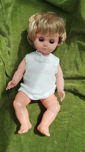 Retro old doll - doll, vinyl