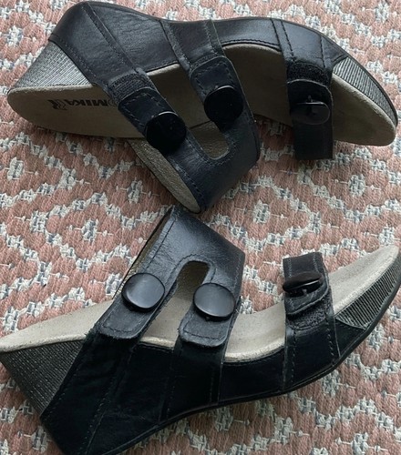 Romika wedge leather sandals - wedge,