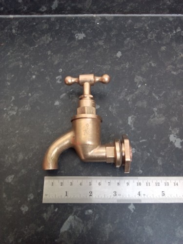 Vintage solid brass spigot - vintage,