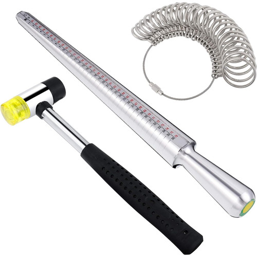 Ring sizer tool stick metal - ring,