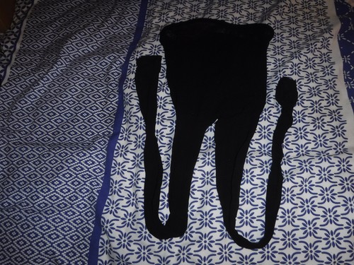 Ladies black tights size - , small