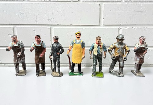 Vintage lead toy - figures, job