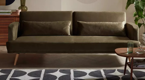 Habitat andy velvet seater - habitat, 3-seater