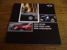 MINI SEVEN, PARK LANE & CHECKMATE SPECIAL EDITIONS BROCHURE 2005