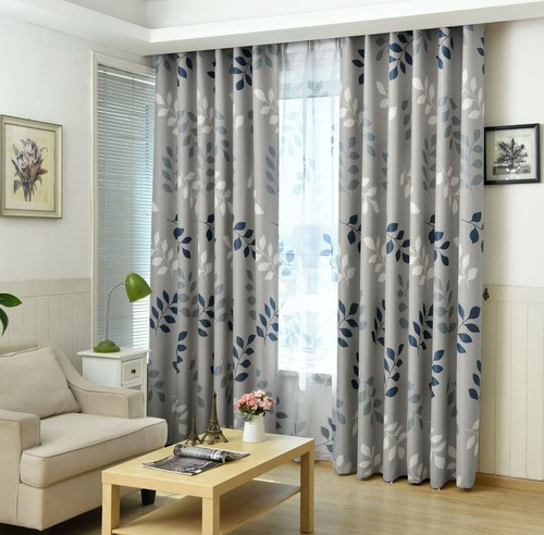 Thermal blackout curtains leaf - curtains,