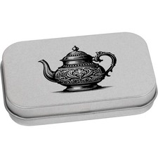 'Fancy Teapot' Metal Hinged