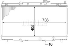 MAHLE CR 1459 000S Radiator