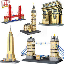 World Famous Landmarks Attractions Building Bricks Kit Construction Blocks Set