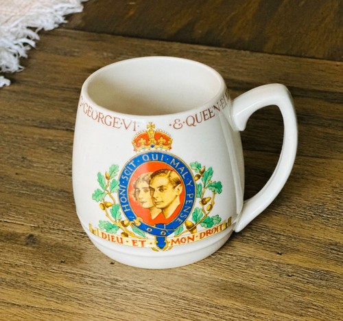 Vintage 1937 coronation mug - vintage,