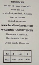 4 Pack of  Men's  Small  Tan Thru  Micro Adjustable Bikinis