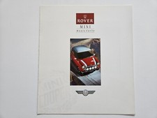 ROVER MINI MONTE CARLO SALES BROCHURE 1994