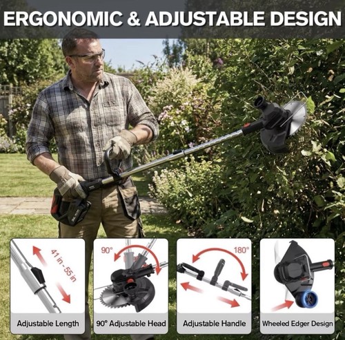 Cordless grass brush - brush, trimmer