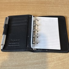 Rare Vintage Black Filofax