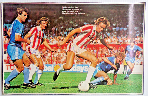 Stoke man city - v, autographed