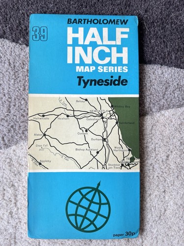 Bartholomew map tyneside - bartholomew,
