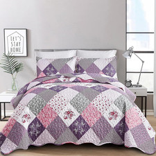 Purple Quilt Set Queen Size