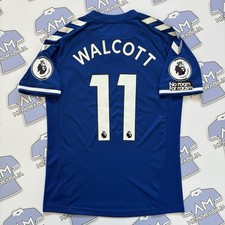 Match Worn Issued Theo Walcott 2020/2021 Everton FC Home Shirt Premier League