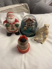 Vintage Christmas Snow Globes