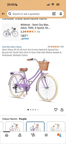 Glerc missy inch girl s - missy, 26-inch