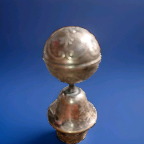 Vintage silver tone ornate - silver-tone,