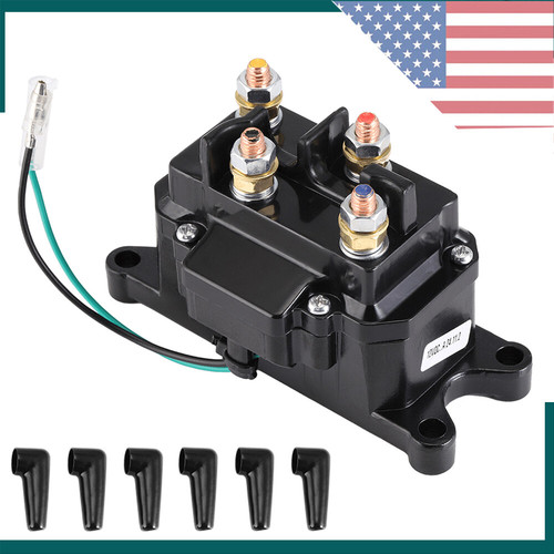 Atv winch solenoid relay - solenoid, for