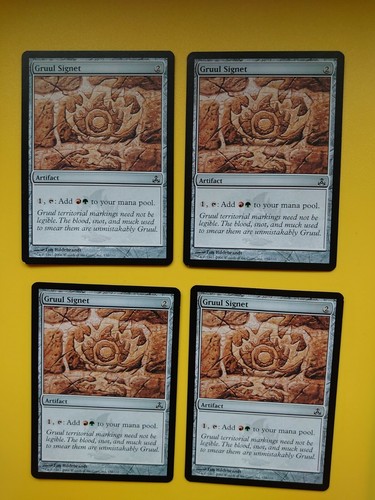 Mtg card gruul signet - mtg, card.