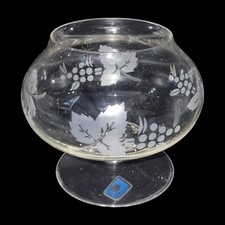 Rayware Glass Vintage Etched