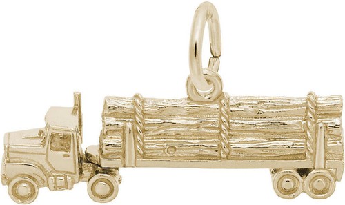 Timber truck charm - timber, by
