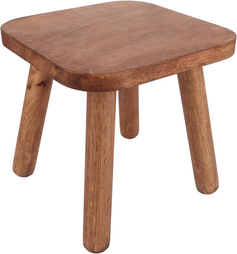 Aselected small wooden stool - aselected,