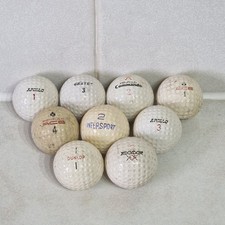 Vintage Golf Ball Bundle x 9