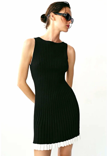 Zara ribbed knit sweater dress - knit,